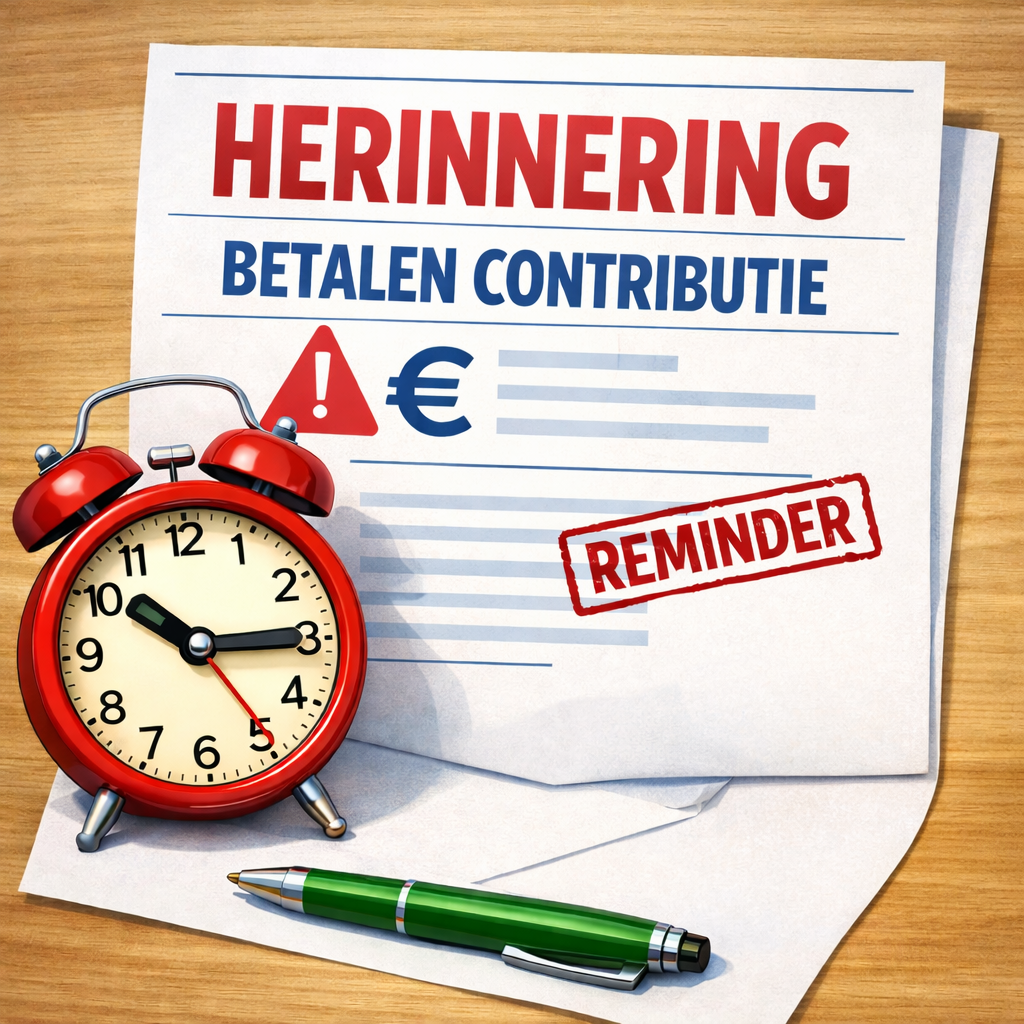 Contributie - herinnering