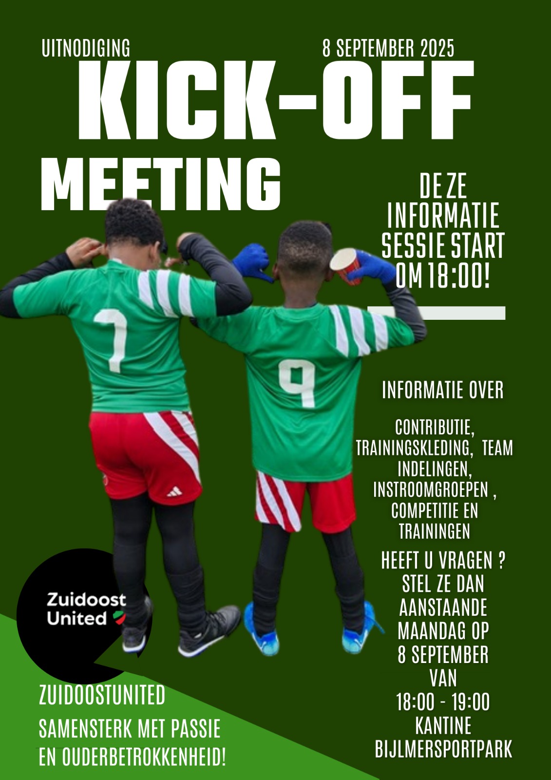 Kick-off 8 september 2025