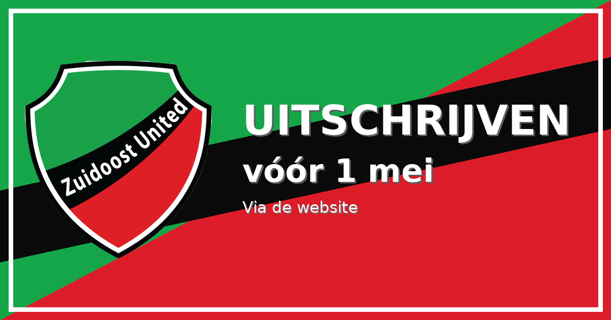 Uitschrijfdatum vervroegd, nu vóór 1 mei